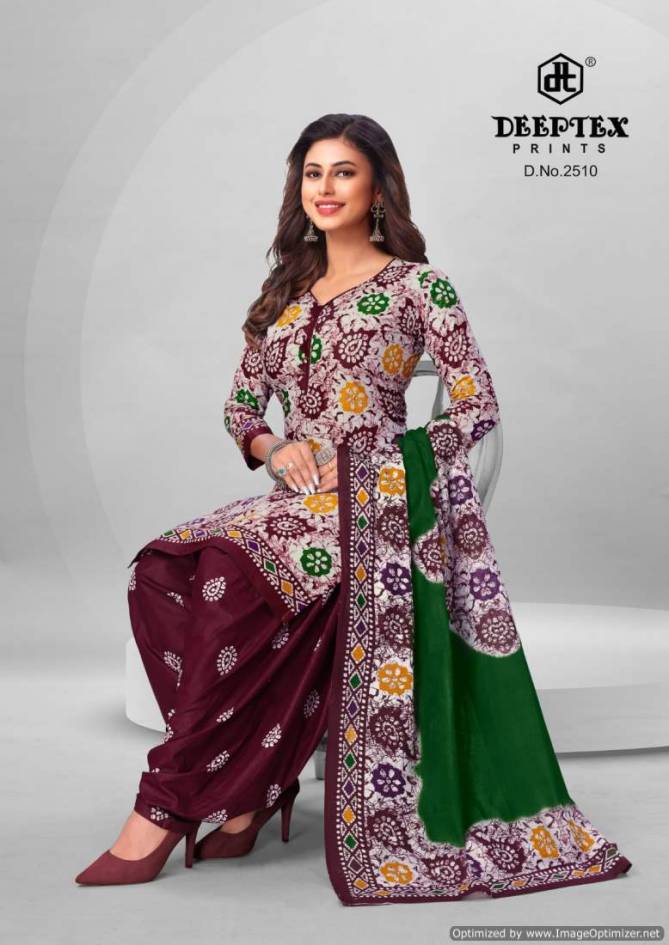 Batic Plus Vol 25 By Deeptex Heavy Cotton Dress Material Wholesale Price In Surat